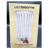 Mikasa Cirrus Flair Vase 10in,  Liz Claiborne Gift with Purchase Vase & Etched Vase