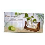 Green Ceramic Pig Toothpick Holder with Wooden Stand & Assorted Porcelain Figurines