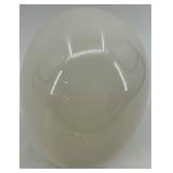 Antique Victorian Hand-Blown & Hand-Painted Glass Egg - Floral Motifs with EASTER