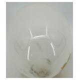 Antique Victorian Hand-Blown & Hand-Painted Glass Egg - Floral Motifs with EASTER