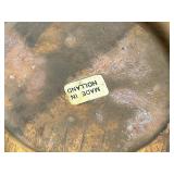 Vintage Copper Kettle - Made in Holland with Delft-Style Ceramic Knob