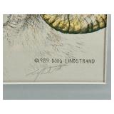 Doug Lindstrand Ram Print - Framed Wildlife Art 1989