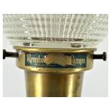 Rembrandt Brass Table Lamps - Pair with 3-Way Switch