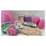 Creatology Easter Egg Decorating Kit - 12 Eggs, Easter Grass, 3 bunny sacs, Jumbo Nesting Plastic Eggs and more