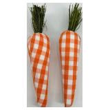 Easter Decor - Bunny Plush & Nest Sign, Carrot Props & Decorative Eggs including Vintage German Egg
