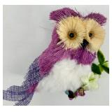 Easter Decor Set - Moss Bunny Plaque & Gnome Figurine & Painted Eggs & Flowers