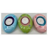 Assorted Easter Decor - Bunny Wall Hanging, Gnome & Tealight Holders with Pink Beads