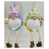 Assorted Easter Figures & Decor - Bunnies, Chicks & Eggs