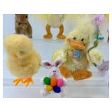 Assorted Easter Bunny & Chick Figures - Cute Spring Decorative Toys