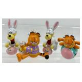 Assorted Easter Bunny & Chick Figures - Cute Spring Decorative Toys