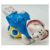 Ceramic Easter Bunny Figurines & Egg Decor Collection