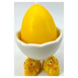 Ceramic Easter Bunny Figurines & Egg Decor Collection