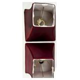 Lampshades Set - Burgundy Fabric Shades 8.5 in Tall (2) & Black Pierced Metal Shades (2)