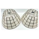 Capiz Shell Lampshades - 2 Capiz Shell Shades, 4 Mica Shades & 2 Metal Shades