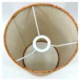 Lamp Shades - Cork Cylinder, Black Cone Shade & Black Square Shade (Lot of 3)