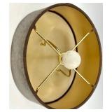 Lamp Shades - Cork Cylinder, Black Cone Shade & Black Square Shade (Lot of 3)