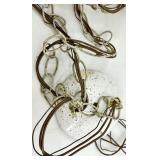 Milk Glass Pendant Lights & Clear Glass Pendant Lights (Lot of 5)