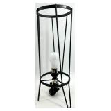 Lamps - Pineapple Lamp, Gold Gooseneck Cone Lamp, White Lamp, Miniature Red Lamp, Black Frame Lamp (Lot of 5)