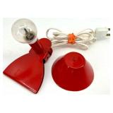 Lamps - Pineapple Lamp, Gold Gooseneck Cone Lamp, White Lamp, Miniature Red Lamp, Black Frame Lamp (Lot of 5)