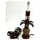 Lamps - Pineapple Lamp, Gold Gooseneck Cone Lamp, White Lamp, Miniature Red Lamp, Black Frame Lamp (Lot of 5)