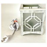 Tall White Ribbed Pendant Light, Mosaic Lamp, Marble Base, Copper Base & White Nightlight (Lot of 5)