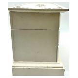 Vintage Jewelry Cabinet Set - 3-Piece Wood with Mirror & Glass Door