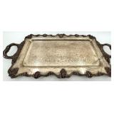 Towle Silversmiths Silver Plate Tea Set & Tray - 4-Piece Vintage HK