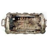 Towle Silversmiths Silver Plate Tea Set & Tray - 4-Piece Vintage HK