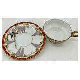 Teacups & Saucers - Floral Fine China with Gold Trim - Royal Albert, Winterling, Relco