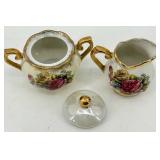 Teacups & Saucers - Floral Fine China with Gold Trim - Royal Albert, Winterling, Relco