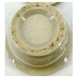 Taylor England Vintage Ceramic Electric Egg Cooker & 3 Ceramic Egg Coddlers with screw tops