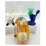 Vintage Egg Cups including Joie Egg Cup & Spoon in Original Packaging