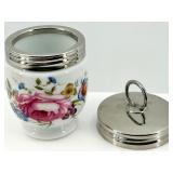 Vintage Royal Worcester Fine Porcelain Egg Cups & Egg Coddlers Set (Lot of 6) Made in England