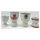 Egg Cups including Wedgwood Chanticleer (Lot of 4)