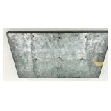 Galvanized Steel 4-Section Trays - Lot of 4