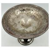 Leonard Silver Plate Tea Service Set & Salver, Compote & Candlesticks