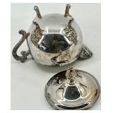 Leonard Silver Plate Tea Service Set & Salver, Compote & Candlesticks