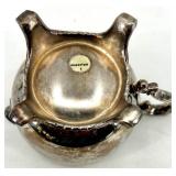 Reed & Barton Silver Plate Charger Plate with Sugar Bowls on Stand, Rectangular Tray & Crystal Bowl