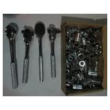 Large variety of 3/8in ratchets and...