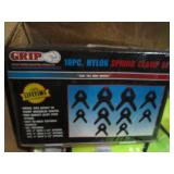 10pc nylon spring clamp set with 11...
