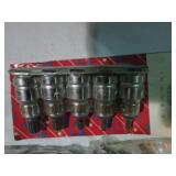 5pc 3/8in drive spline sockets with...