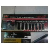 9pc 3/8in drive deep well SAE impac...