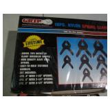 10pc Grip nylon spring clamp set, m...