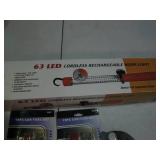 63 LED cordless rechargeable work l...