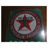 Texaco motor oil metal sign...