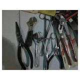 Black and red handled pliers assort...