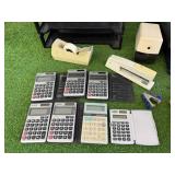 Office Supplies - Trays, Calculators, Pencil Sharpener, Scissors & Keypad Office Supplies - Trays, Calculators, Pencil Sharpener, Scissors & Keypad
