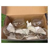 Glassware, Cups, Pitcher & Colored Glass Bowl Glassware, Cups, Pitcher & Colored Glass Bowl