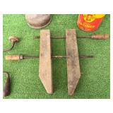 Vintage Lot - Tools, Anti-Freeze Can & Parts Lamp Vintage Lot - Tools, Anti-Freeze Can & Parts Lamp