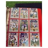 Binders of Football Cards Binders of Football Cards
